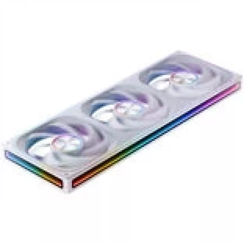 Ventiliatorių rinkinys Jonsbo ZA-420W — 3×140 mm PWM ARGB, baltas