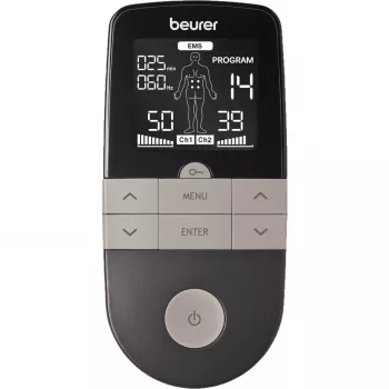 Elektrostimuliacijos TENS/EMS prietaisas Beurer EM 1 RELIEF+ (60428) antracitas
