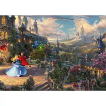Dėlionė Schmidt Spiele Thomas Kinkade Studios Disney Dreams Collections Miegančioji gražuolė 1000 vnt.