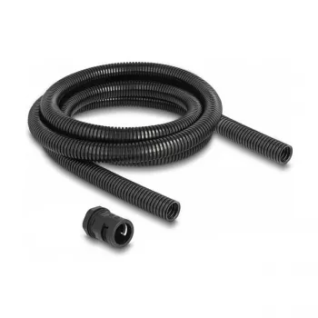 Kabelių apsauginė rankovė DeLOCK 60464 Juoda 18.5mm 2m