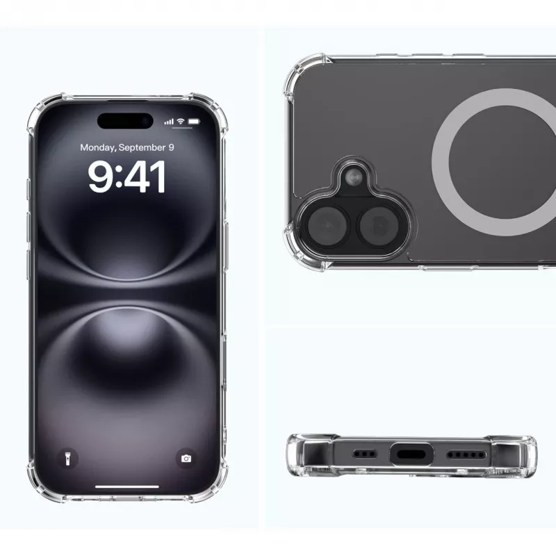 4smarts Ibiza Border Case iPhone 17 permatomas 16 cm