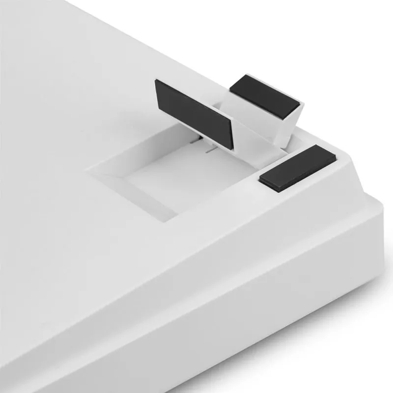 Sharkoon SKILLER SGK50 S3 Barebone 75% belaidė klaviatūra be jungiklių ir dangtelių, balta