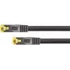 Tinklo kabelis Python 8070PY-075S RJ-45 Cat7 7,5 m Juodas