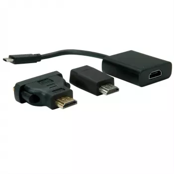 VALUE išorinis vaizdo adapteris USB-C 3.1 – HDMI, juodas