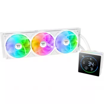 Skysčio aušintuvas procesoriui THERMALTAKE TH360-S V3 ARGB Sync AIO Snow Edition, 360 mm, ARGB, All-in-One