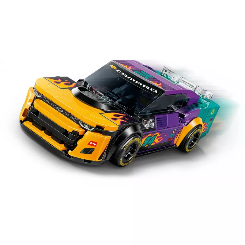 LEGO Speed Champions 76935 NASCAR Next Gen Chevrolet Camaro ZL1, 328 detalių, 1 minifigūrėlė, nuo 9 m.