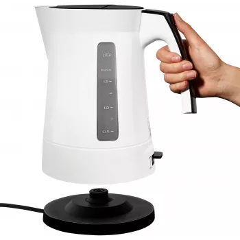 Elektrinis virdulys Melitta Enjoy Aqua 1,7 L 2400 W juodas baltas