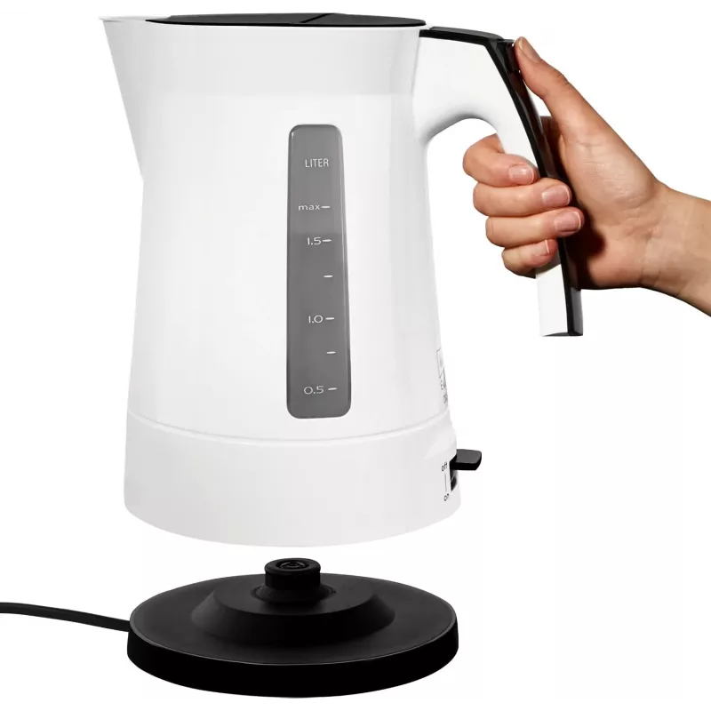 Elektrinis virdulys Melitta Enjoy Aqua 1,7 L 2400 W juodas baltas