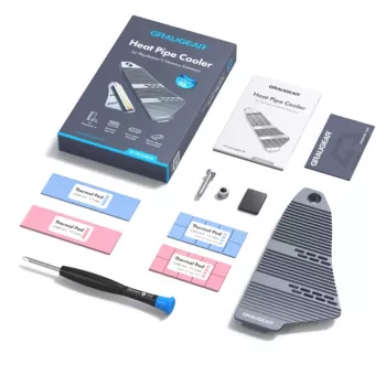 GRAUGEAR G-PS5HS04 šilumos vamzdelio aušintuvas, skirtas PlayStation 5 M.2 SSD