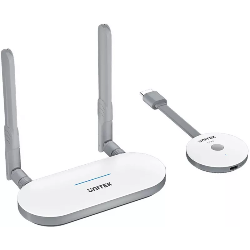 Belaidė HDMI AV signalo perdavimo sistema Unitek V1183A01, siųstuvas ir imtuvas, atstumas iki 50 m