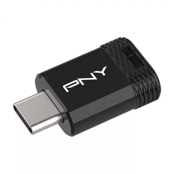 USB atmintukas PNY Elite-X 128 GB USB Type-C 3.2 Gen 1 (3.1 Gen 1) Juoda
