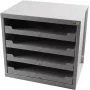 Allit EuroPlus Depot M 455805 stalčių sistemos korpusas, 380 x 465 x 505 mm, pilkas