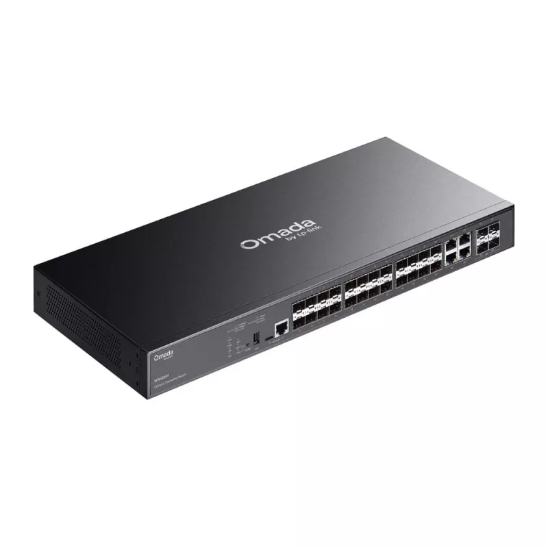 TP-LINK Omada Switch 24x GE SG5428XF - tinklo jungiklis, 0,1 Gbps
