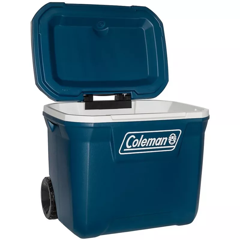 Coleman 50QT Xtreme ratukinis aušintuvas, mėlynas, plastikas, poliuretanas (PU), juodas, 47 l, 113 kg