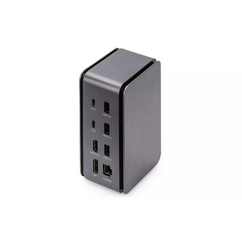 USB4 Dockinė stotelė Digitus DA-70897 8K USB Type-C 100W Power Delivery