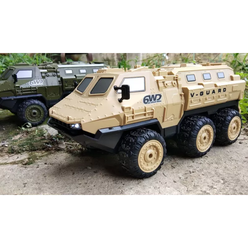 Amewi V-Guard šarvuota transporto priemonė 6WD 1:16 RTR nuotoliniu valdymu RC modelis su elektriniu varikliu (22585)