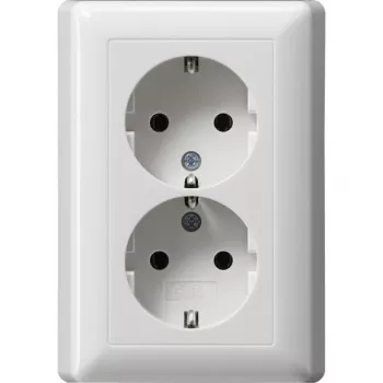 Gira 078003 Baltas