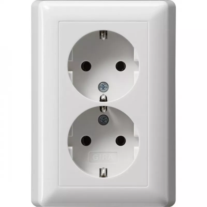 Gira 078003 Baltas