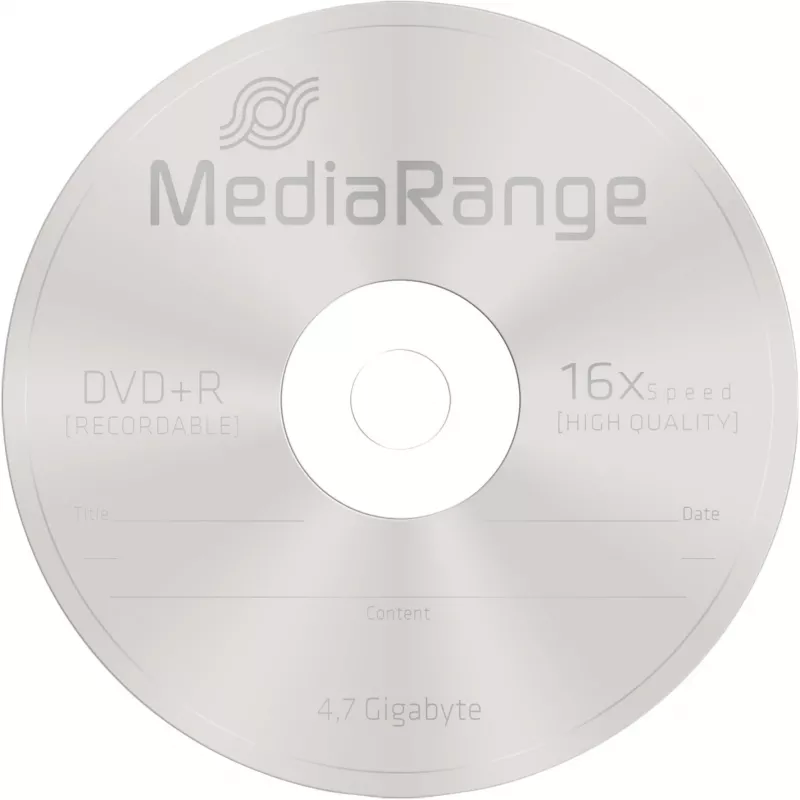 MEDIARANGE 100 vnt. DVD+R - 4.7 GB (120 min.) 16x