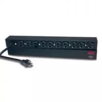 APC Rack PDU, Basic, 1U, 20A, 120V maitinimo paskirstymo įrenginys (PDU) juodas