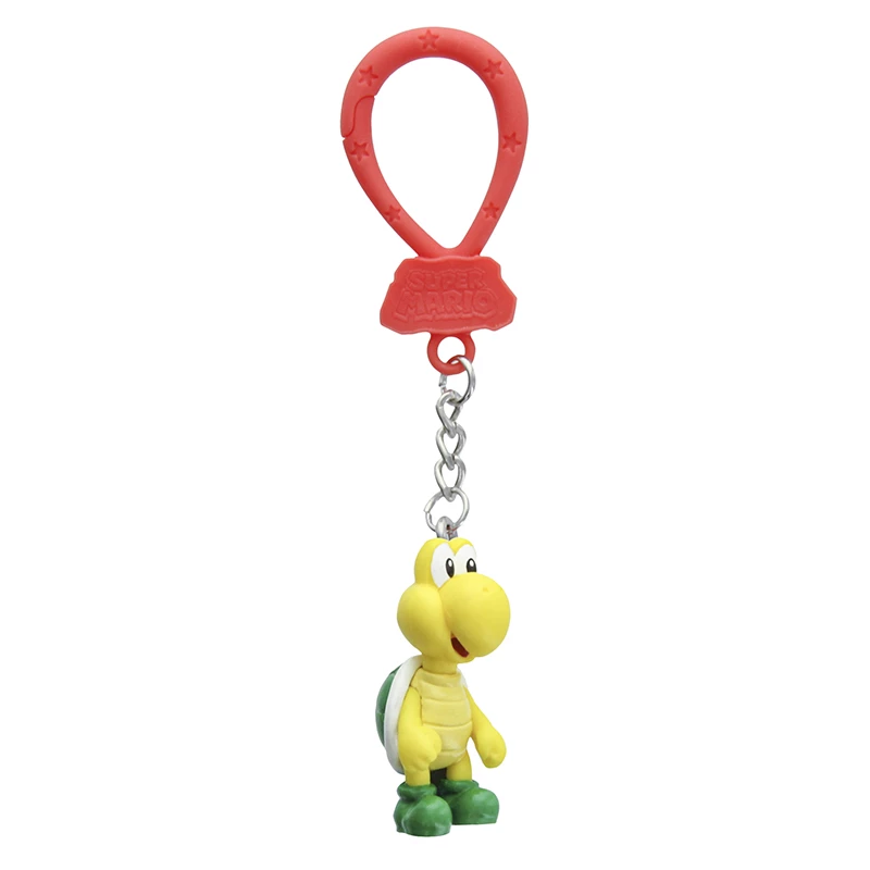 Backpack Buddies raktų pakabukų rinkinys Paladone Super Mario, CDU, 24 vnt. – įvairūs veikėjai, kolekcionuojami aksesuarai