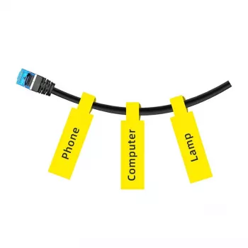 Termoetiketės NIIMBOT 12,5×74+35 mm, ritinys 65 vnt., geltonos