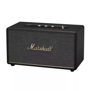 Belaidis Bluetooth garsiakalbis Marshall Headphones Stanmore III Juodas – kompaktiška namų garso sistema, kelių šaltinių poravimas, RCA ir optinis įėjimas