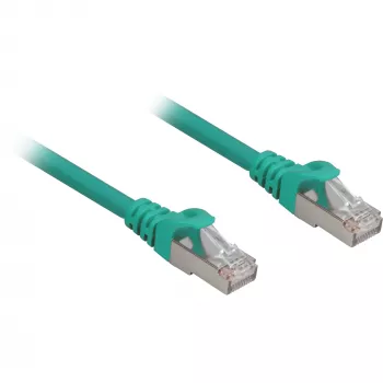 Patch Laidas RJ45 Cat.6a SFTP (Žalias, 1 Metras, LSOH (Be Halogenų))