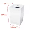 Smulkintuvas HSM Pure 630, 130 l, 3,9 mm