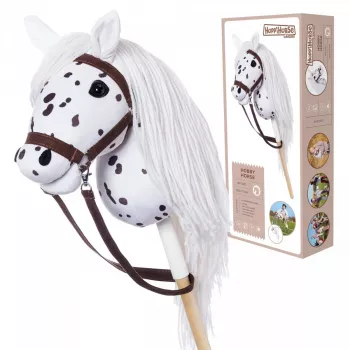Žaislinis arkliukas ant lazdos HOPPIHORSE Hobby Horse A3 Leopard