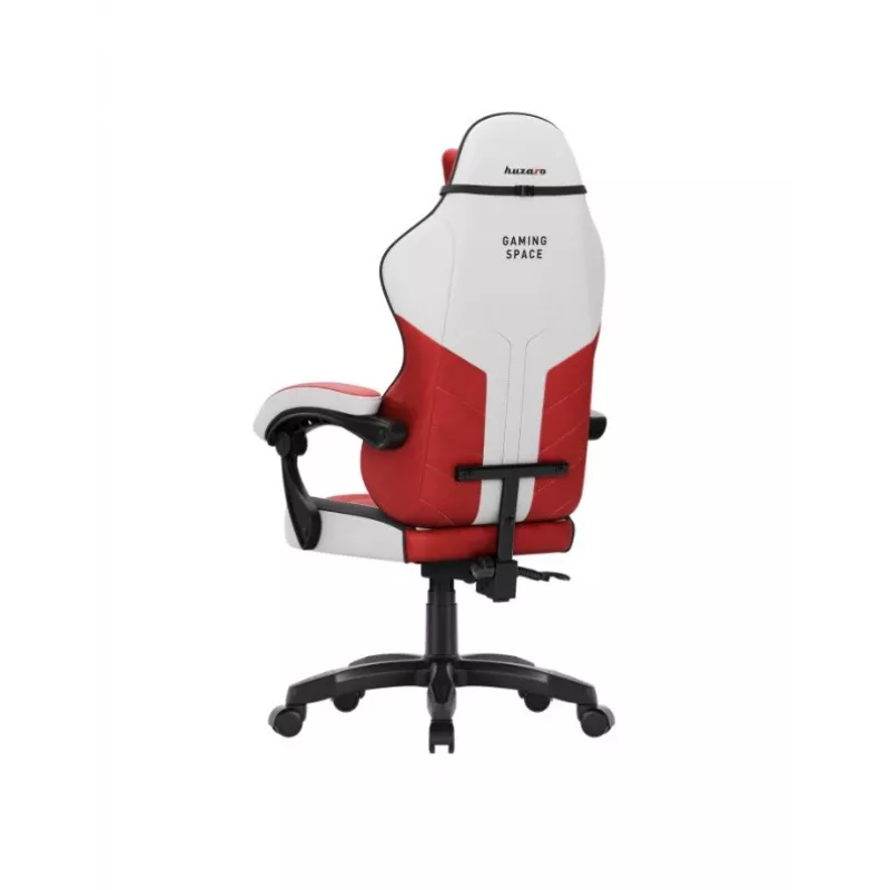 Gaming kėdė Huzaro Force 2.7 Red – lenktyninio stiliaus ergonomiška sėdynė su reguliuojamais porankiais, pakreipimo ir aukščio reguliavimu