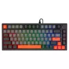 Savio ASTRAL BLACK JADE 3 COLOURS klaviatūra žaidimams USB QWERTY US International
