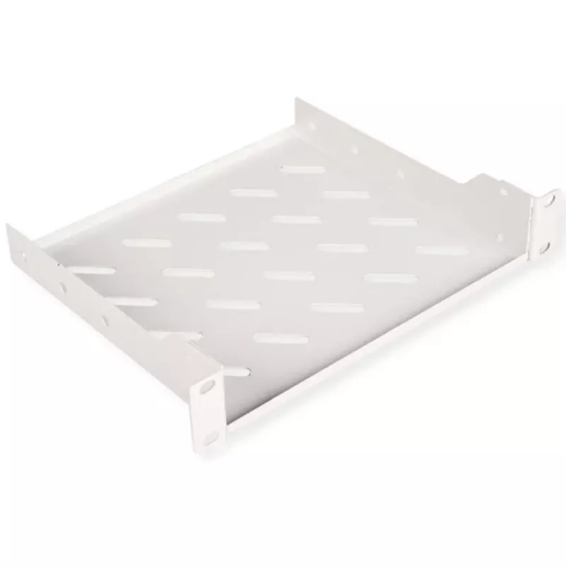 Rack lentyna ROLINE 10 colių 1U 200 mm pilka Plienas 255 mm 150 mm 42 mm