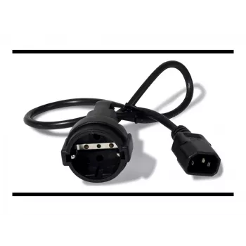 APC AP9880 maitinimo laidas juodas 0,6 m C14 jungtis CEE7/7