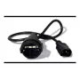 APC AP9880 maitinimo laidas juodas 0,6 m C14 jungtis CEE7/7