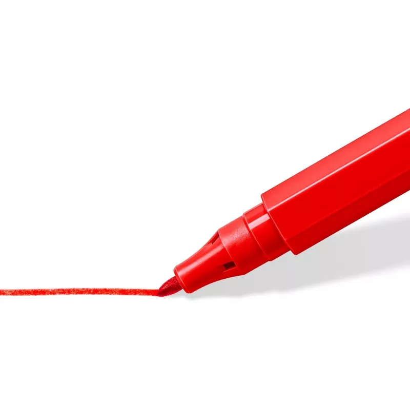 Finelainerio rašikliai Staedtler 326 C10 E1, itin plonas 1 mm antgalis, įvairių spalvų, 10 vnt. pakuotė