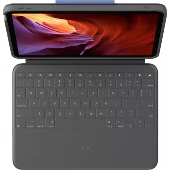 Logitech 920-011200 belaidė klaviatūra planšetei QWERTZ vokiškas išdėstymas Smart Connector Graphite