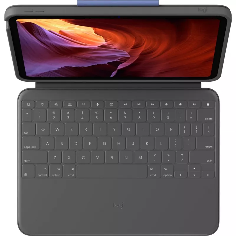 Logitech 920-011200 belaidė klaviatūra planšetei QWERTZ vokiškas išdėstymas Smart Connector Graphite