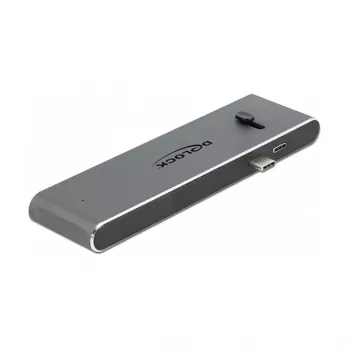 Docking stotelė DeLOCK Dual USB Type-C su HDMI USB 3.2 SD PD 3.0