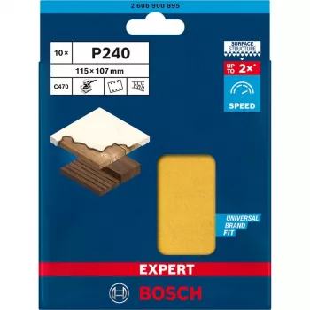 Bosch 2 608 900 895 šlifavimo popieriaus lakštas medienai