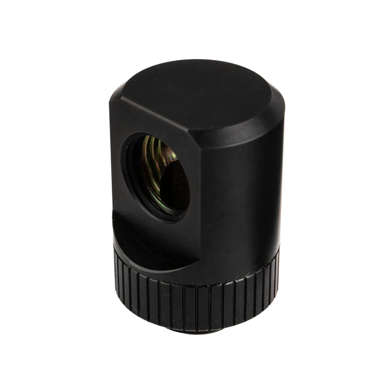 Adapterinis kampinis jungtis EK Water Blocks EK-Quantum Torque Rotary 90° Black 2.3 cm
