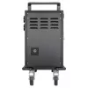 Manhattan 32 lizdų įkrovimo vežimėlis iPad iki 13 inch, MacBook Air iki 13 inch ir Chromebook iki 14 inch per USB-C, taip pat kiti planšetiniai / išmanieji telefonai (su įrenginio į USB-C laidu), lizdai 330x22x235 mm, įrenginių įkrovimo laidai neįtraukti (rekomenduoj