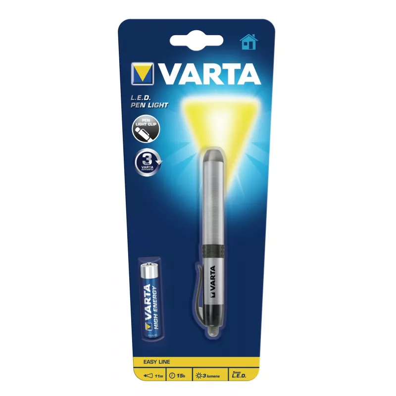 Varta LEDPL signalinis žibintas, sidabrinis, aliuminis