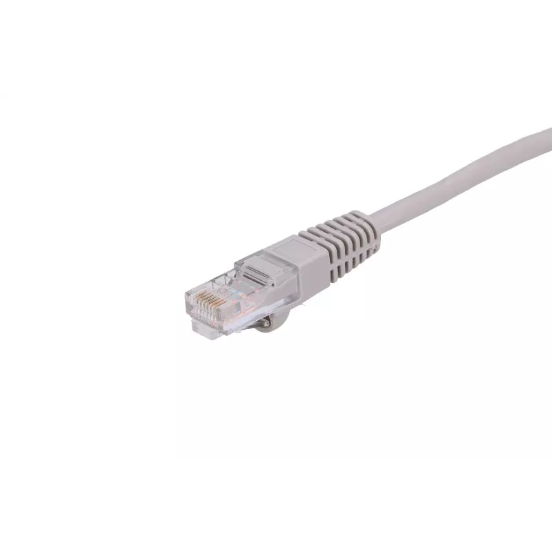 Ethernet jungiamasis laidas Extralink Cat 5e UTP, 10 m, RJ-45–RJ-45, pilkas