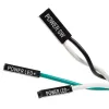 Vandal-proof mygtukas Impactics 19 mm, IP65, mėlynas LED, juodas
