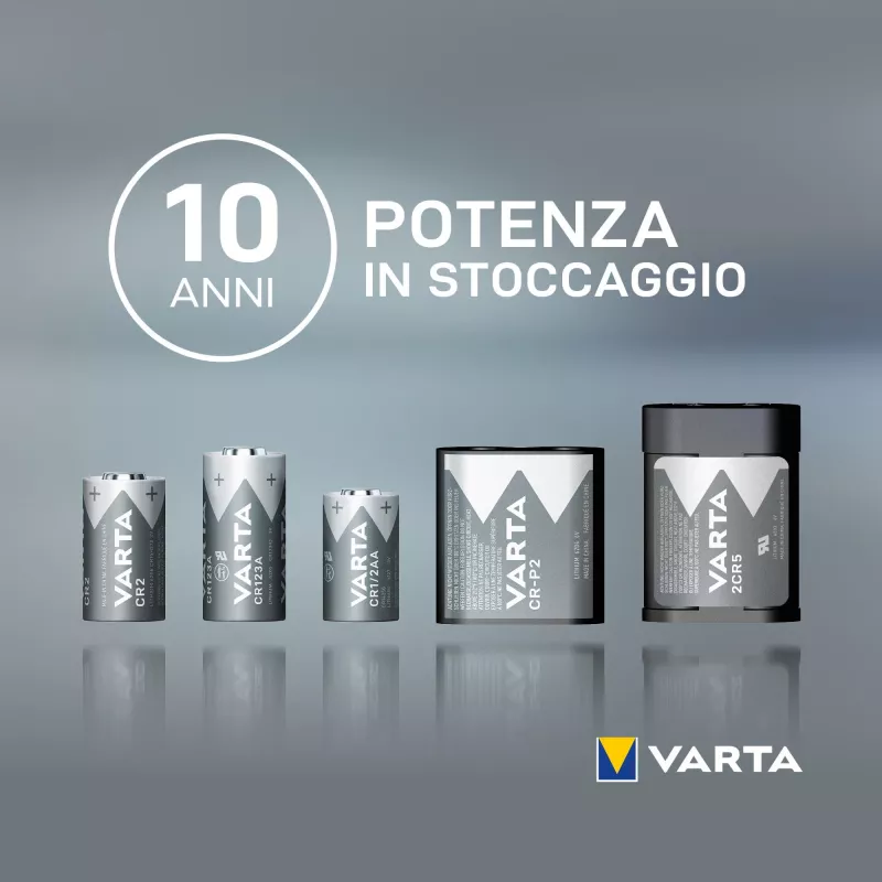 Varta Lithium CR123A 3V 1600mAh baterija fotoaparatams