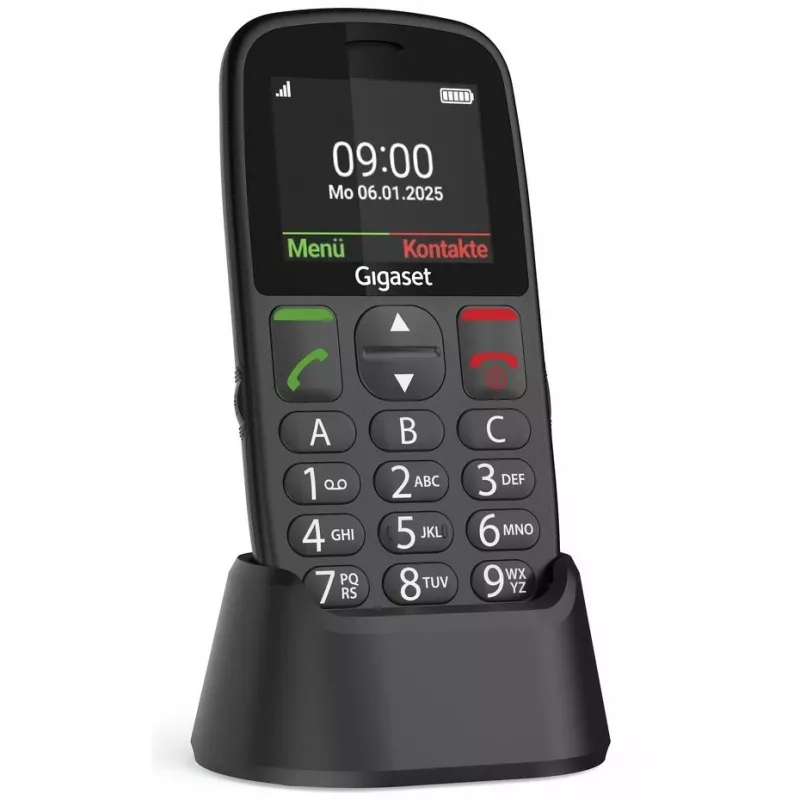 Siemens GL395 Black mobilusis telefonas 5,6 cm / 2,20 colio - 0,30 Mpx kamera (S30853-H1230-R101)