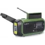 Nedis RDDBCR2000GN avarinis radijo imtuvas DAB+, UKW, FM, žalia, juoda