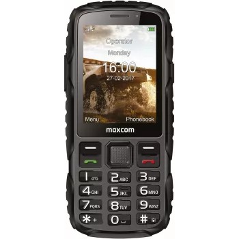 Nešiojamas atsparus telefonas MAXCOM MM920 L Strong, juodas