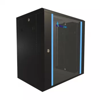 Sieninis spintos stovas Extralink 12U 600x450 juodas